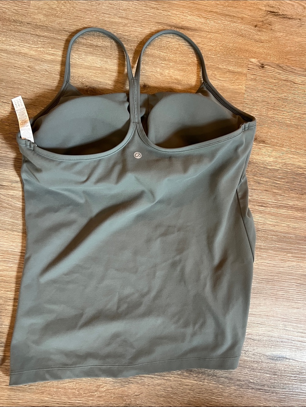 Scoop Neck Tank Tops in Taupe and Sage Green - Picture 5 of 9